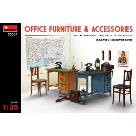 1/35 Office Furniture and Accessories 