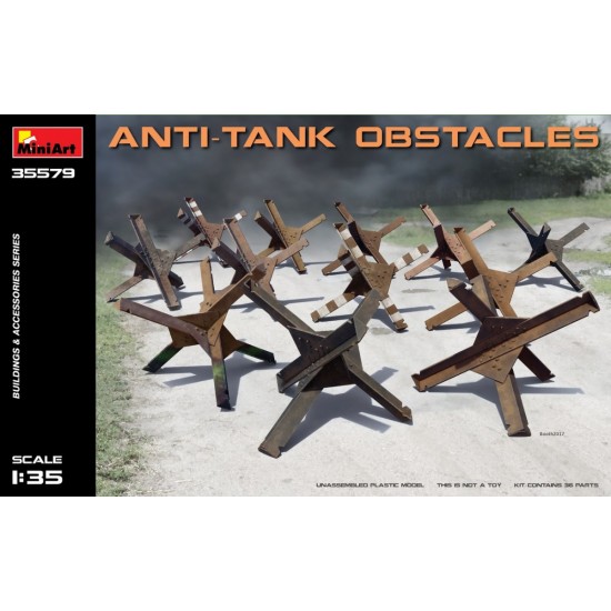 1/35 Anti-tank Obstacles (36 details for 12 models)