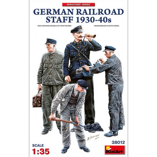 1/35 German Railroad Staff 1930-40s