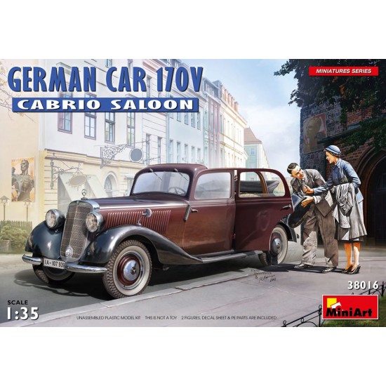 1/35 German Car 170V Cabrio Saloon