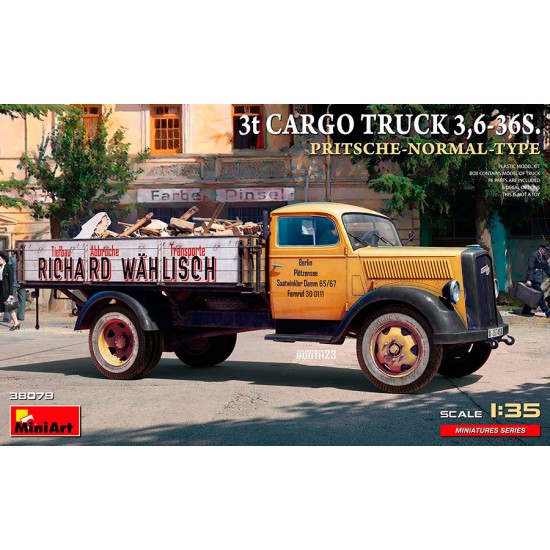 1/35 3t Cargo Truck 3.6-36S. Pritsche-Normal-Type