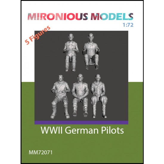 1/72 WWII German Pilots (5 figures)