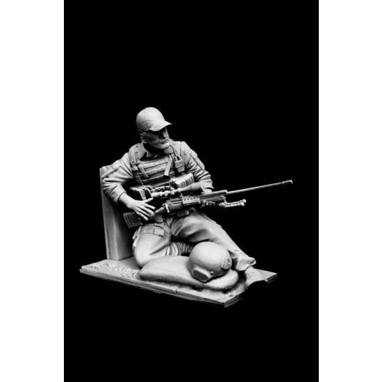 120mm US Navy SEAL Sniper (1 figure w/diorama)