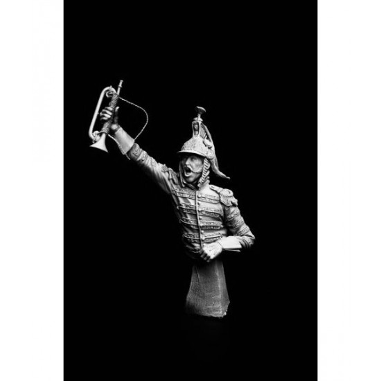 200mm Bust Cuirassier Trumpeter