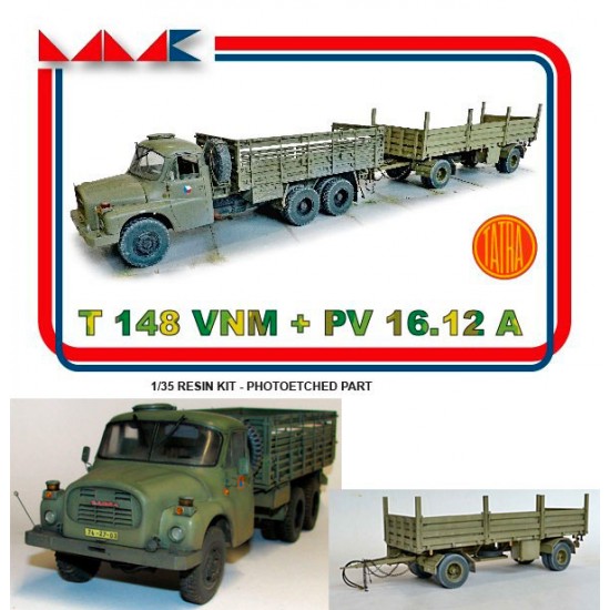 1/35 Tatra T-148 VNM Truck + PV 16.12 A Trailer