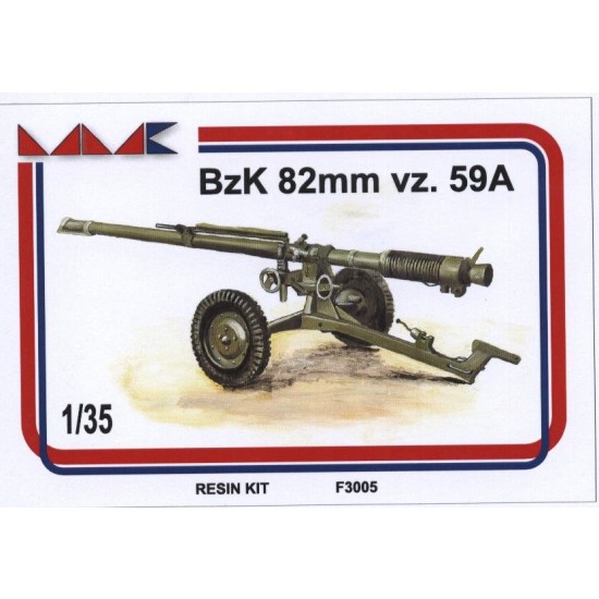 1/35 BZK 82mm vz. 59A Recoilless Gun