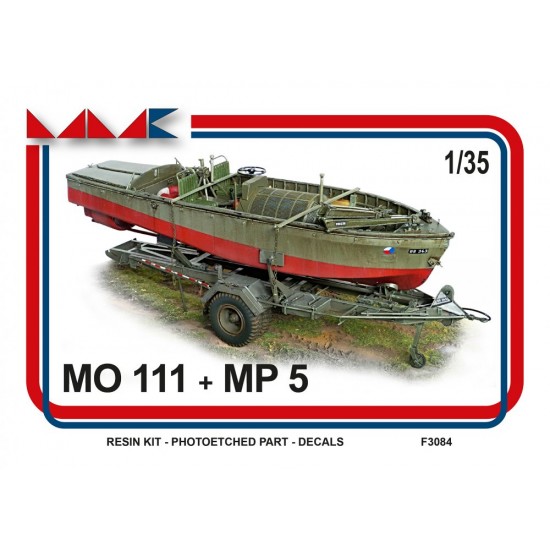 1/35 MO 111 Mocal Army River Ship and MP 5 Trailer