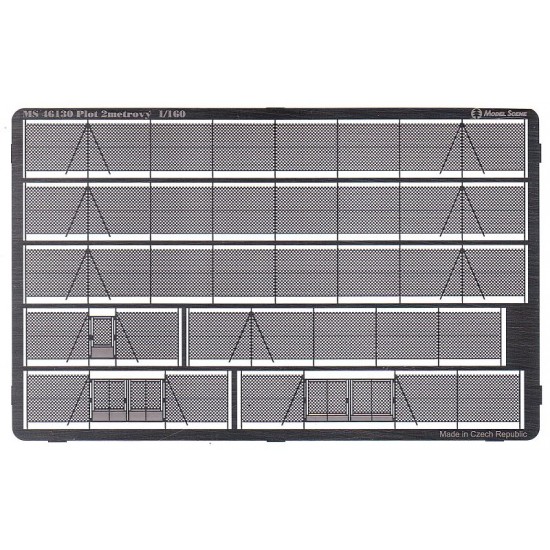 1/144, 1/160 Chain Fence With Chain Mesh Gates 2m