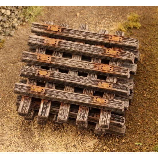 1/144, 1/160 Old Wooden Sleepers