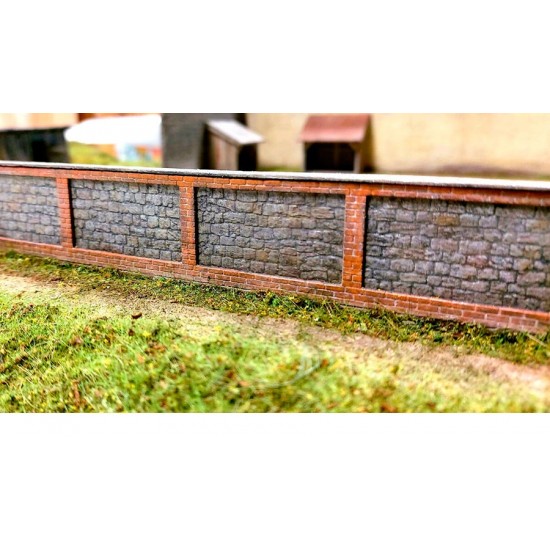 N Scale 1/160 Stone Fence