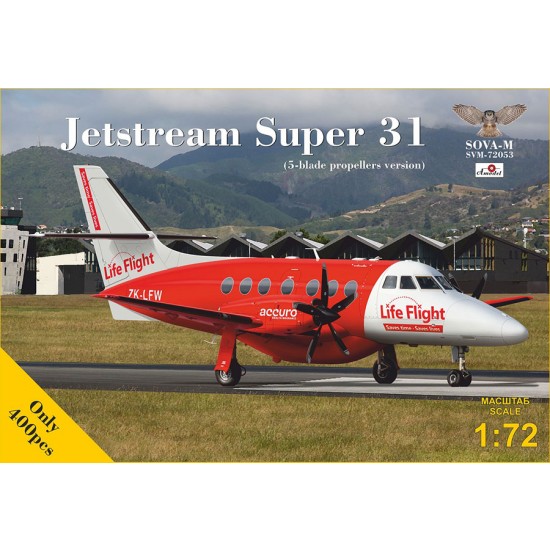 1/72 BAE Jetstream Super 31 (5-blade propellers version)