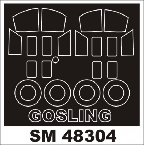 1/48 Grumman Gosling Paint Mask for AZ Models kit (outside-inside)