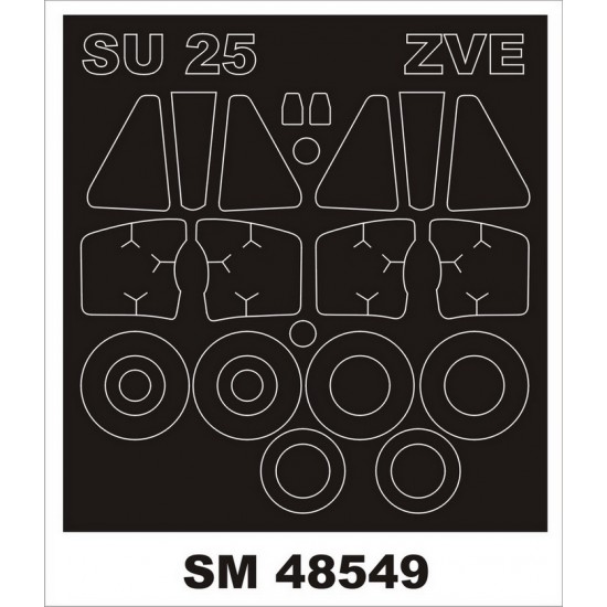 1/48 Sukhoi Su-25 Masking for Zvezda kits (outside, inside)