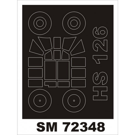 1/72 Henschel Hs 126 Paint Masking for Sabre kits