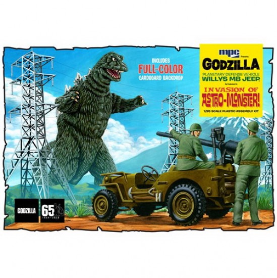 1/25 Godzilla Army Jeep