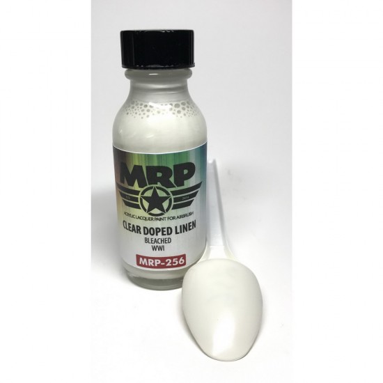 Acrylic Lacquer Paint - WWI Clear Doped Linen Bleached 30ml