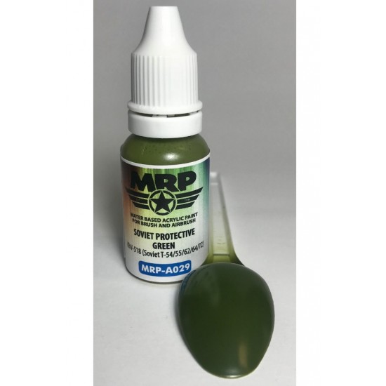 Acrylic Paint - Soviet Protective Green KhV-518 (T-54/55/62/64/72) 17ml