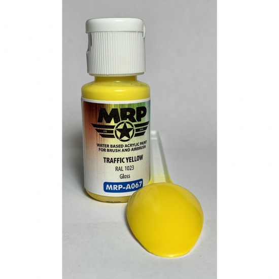 Acrylic Paint - Traffic Yellow RAL 1023 17ml