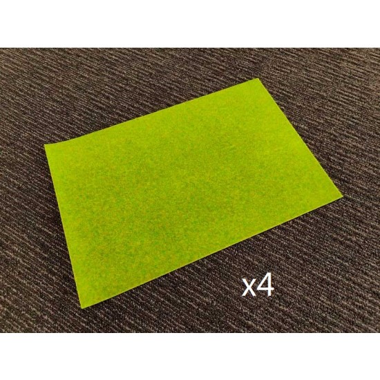 Mini Grass Mat - Spring Meadow (4 sheets, each: 450 x 300 mm)