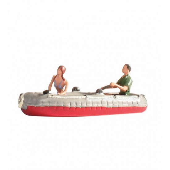 Summer Figures HO Dinghy (assembled and painted)