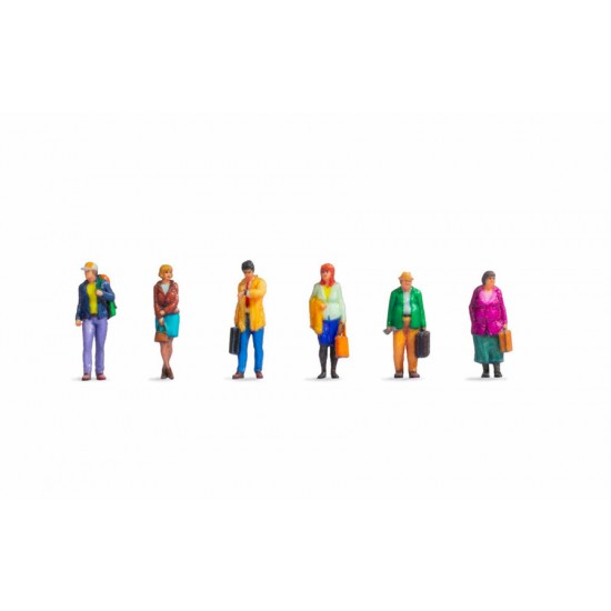 N 1/160 Passengers (6 Full Colour 3D Printing Figures)