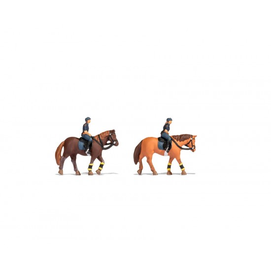 N 1/160 Mounted Police (2 policemen riding horses)