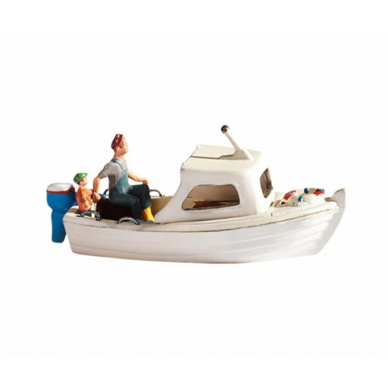 Summer Figures N Fishing Boat (assembled and painted)