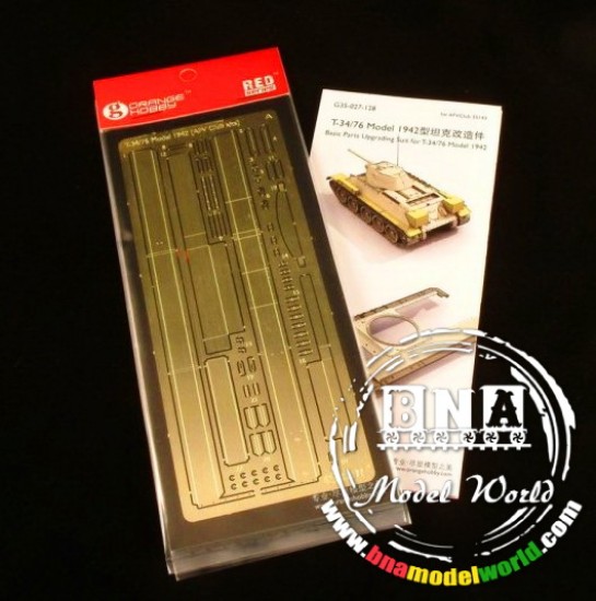 Upgrade Parts for 1/35 Soviet T-34/76 Model 1942 for AFV Club kit #35143