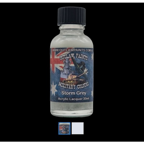 Australian Military Colour - #Storm Grey (30ml, acrylic lacquer)