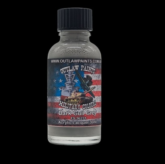 US Military Colour - #Dark Gull Grey OP24 FS36231 (30ml, acrylic lacquer)