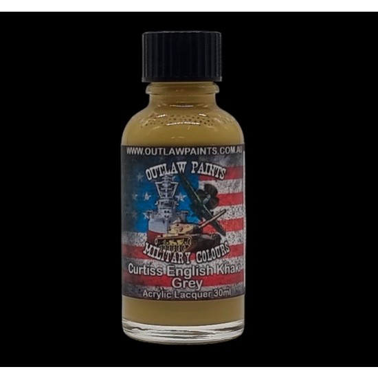 US Military Colour - #Curtiss English Khaki Grey (30ml, acrylic lacquer)