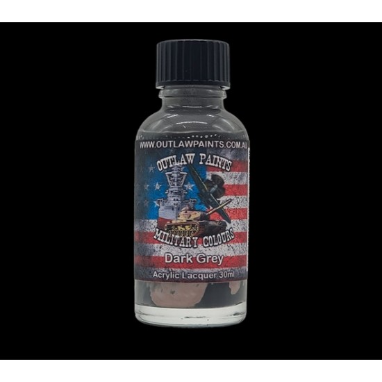 US Military Colour - #Dark Grey OP49 (30ml, acrylic lacquer)