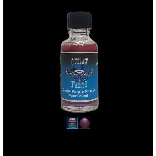 Acrylic Lacquer Paint - Pearls & Effects Colour Zerbs Purple Russet Pearl (30ml)