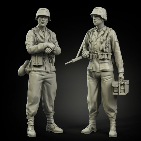 1/35 Waffen-SS MG-42 Team Set (2 figures)