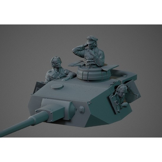 1/35 German Panzerjacke Turret Crew (PzIII & PzIV Tanks)