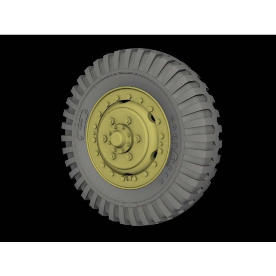 1/35 US M3 "Half Track" Goodyear Front Road Wheels