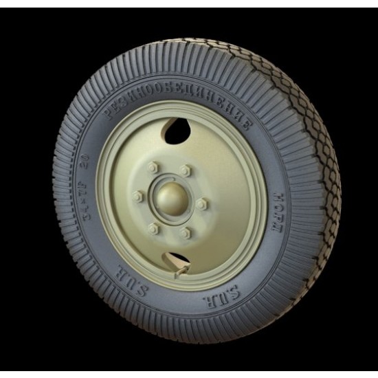 1/35 Soviet ZiS-5 Road Wheels (Jaroslavskij Zavod)