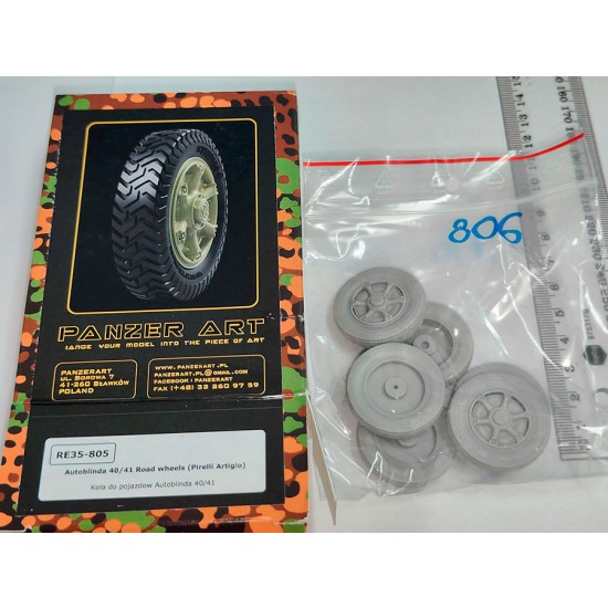 1/35 Autoblinda 40/41 Road Wheels (Pirelli Artigio)