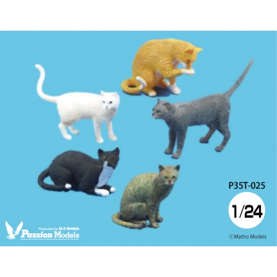 1/24 Cats For Cat Lovers (5pcs)