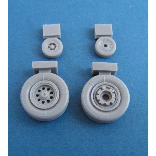 1/48 Dassault Mirage 2000C Wheels set for all kit [2000B 2000D-5i 2000N] (Resin)