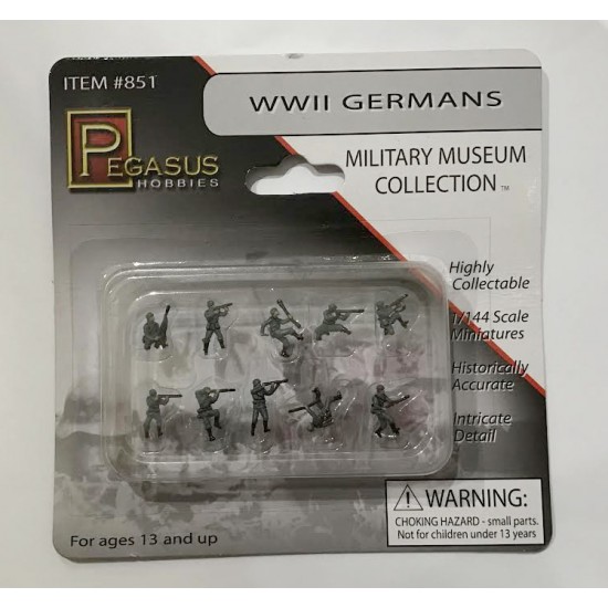 1/144 WWII German Soldiers (10 figures)