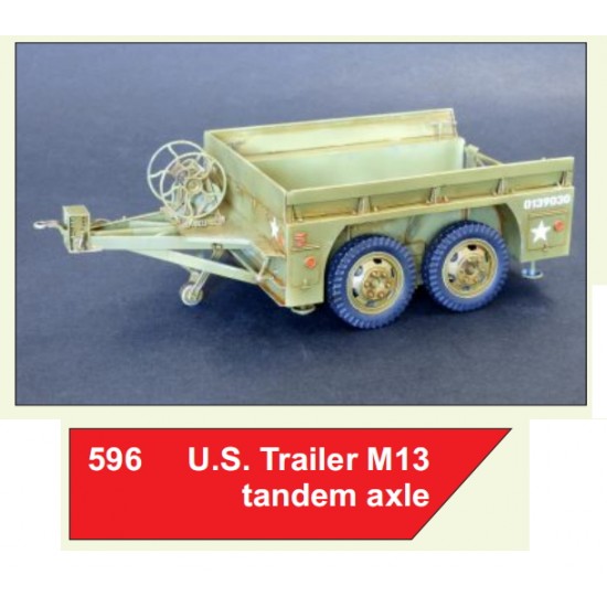 1/35 US Trailer M13 Tandem Axle