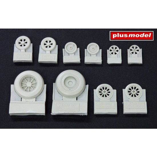 1/72 Martin PBM5 Mariner Wheels for Minicraft kits