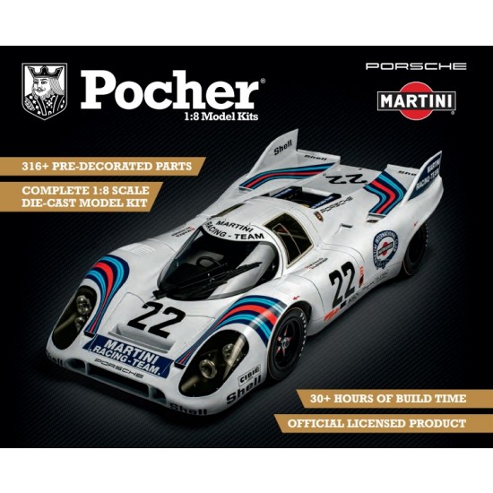 1/8 Porsche 917KH - 1971 Le Mans Winner MARTINI Edition