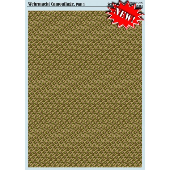 1/35 Wet Camo Decals - Wehrmacht Camouflage Part 1 (1 sheet)