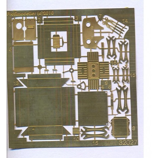 1/32 TUG Tractor Detail Set for Trumpeter kits