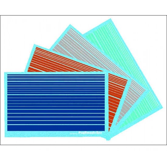 Decals for 1/32 GB Colours Strips (strips 1, 2 , 3 , 4 and 8mm)