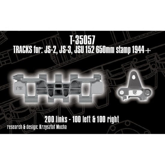 1/35 Tracks for JS-2 (IS-2), JS-3, JSU-152 650mm stamp 1944+