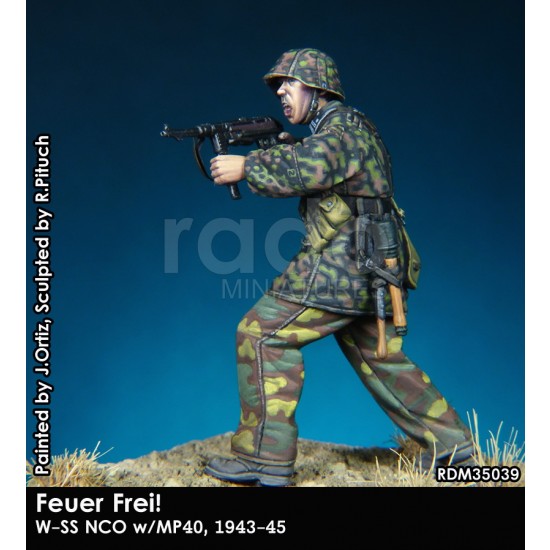 1/35 Feuer Frei! W-SS NCO w/MP40, Normandy 1944