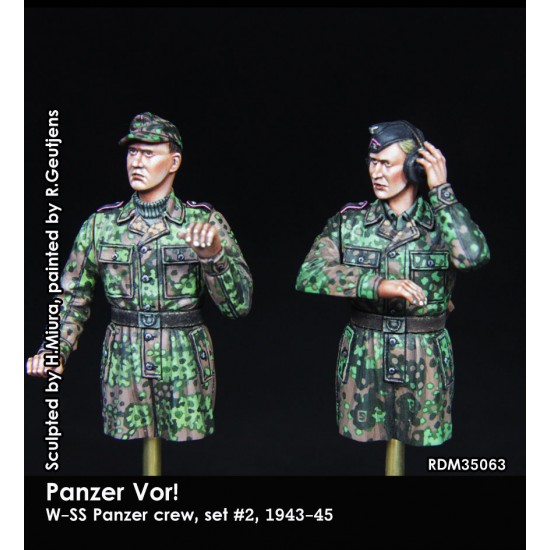 1/35 W-SS Panzer Crewmen #2 (2 figures) 1943-45